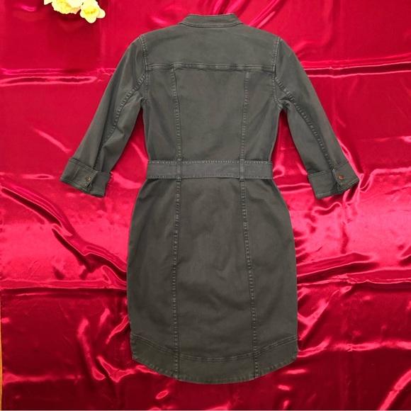 ⭐️NEW⭐️White House Black Market (WHBM) Long Sleeve Shirt Dress - Picture 4 of 8